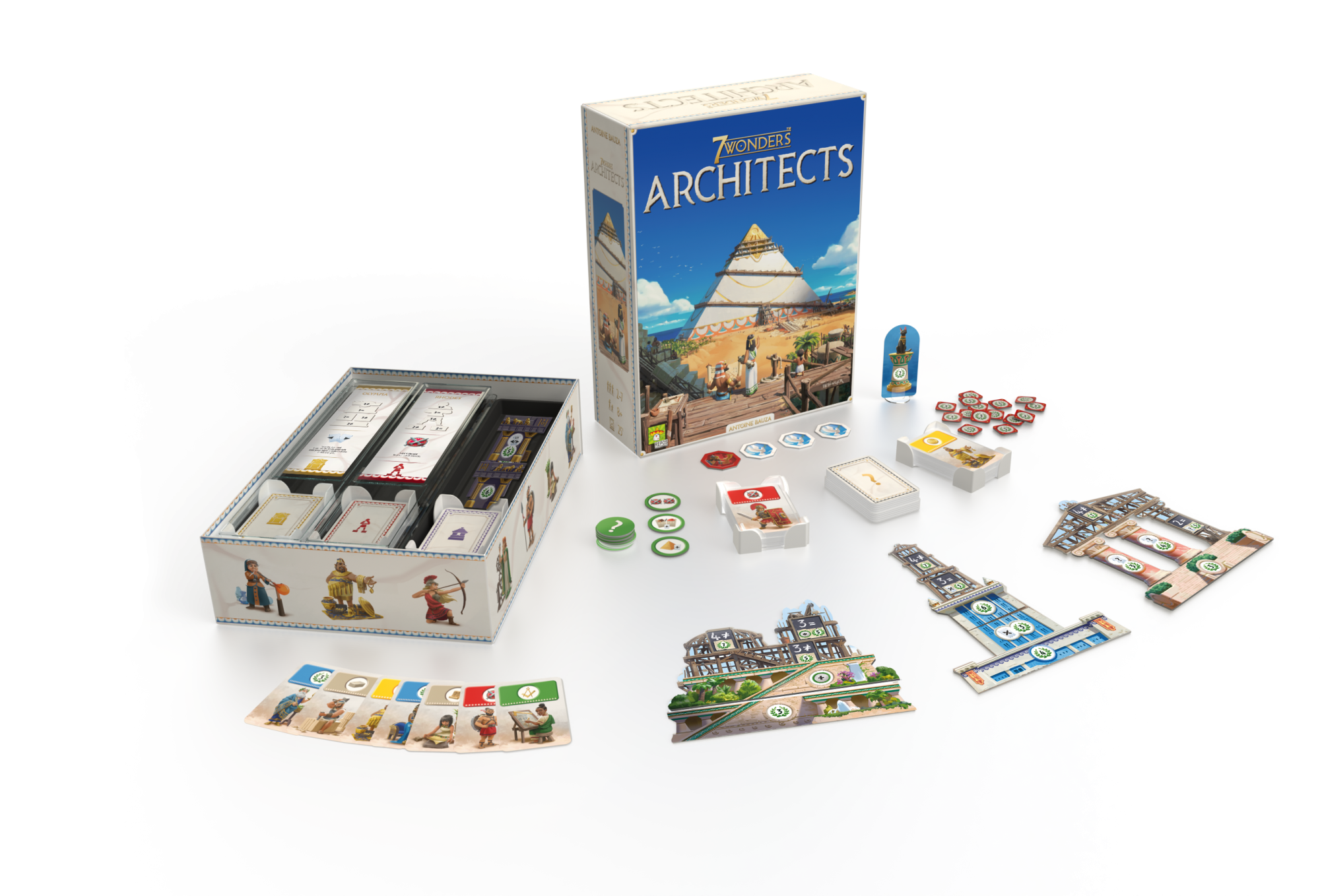 7 Wonders Architects game setup